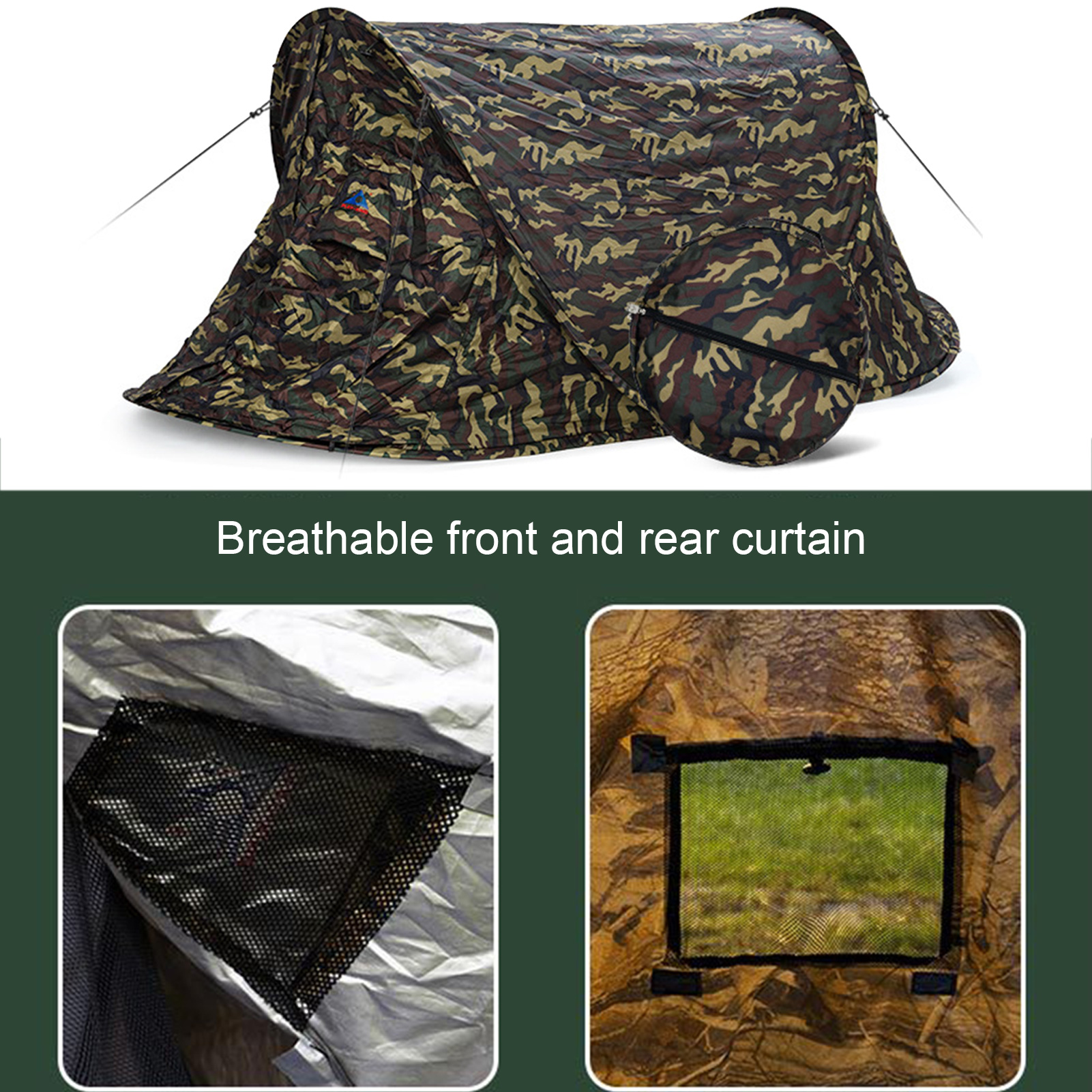 Cheap Goat Tents Outdoor Camping Tent Single Automatic Open Camouflage Beach Tent   